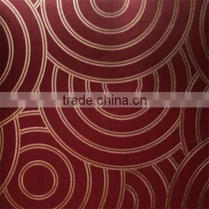 Modern New Circle Soundproof Wallpaper, Black Silver Fashion Hotel 3d Wall Paper thumbnail-3