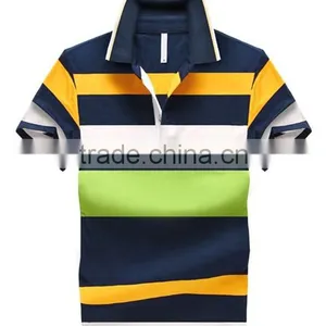 China Super Quality Fashion Striped Polo Men With Low Price thumbnail-1