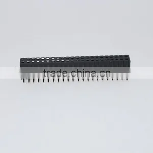 2.54mm Double Row Right Angle Female Header 2~40 Pin thumbnail-2