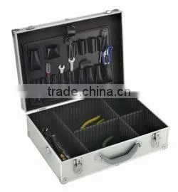 Silver Aluminium Tool Case /attache Case Hard Briefcase thumbnail-1
