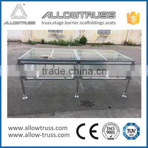 Portable Assemble Aluminium Glass/wedding /LED /transparent Stage thumbnail-2