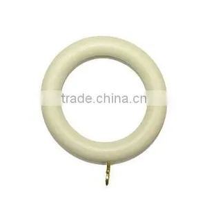 Drapery Wood Wooden Curtain Rings With Screw Eye thumbnail-1