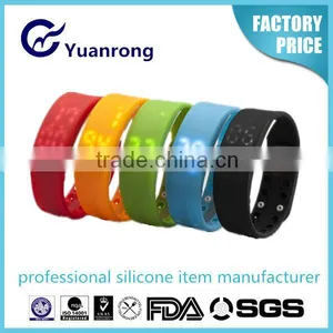Hot Silicone Smart Calorie CalculatorTemperature Sleep Monitor Wristband thumbnail-1