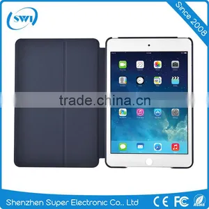 Shockproof PC Back Shell Smart Sleep Wake Stand Leather Case for IPad Mini 4 thumbnail-3