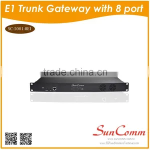 SC-5001-8E1 NEW Design Support H.323/SIP Protocol Digital Trunk Gateway With 8portE1 thumbnail-1