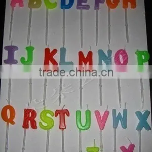 Wholesale Character Cake Birthday Candles, Candle A B C D E F G ...Y , 26 Letter Candle Kids Birthday Partyware thumbnail-1