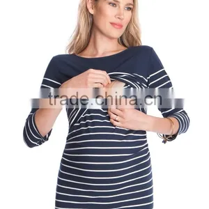 Comfortable Maternity Wear For Pregnant Women Middle - Length Sleeves thumbnail-1