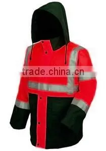 Yellow Safety Reflective Jacket ,reflective Safety Light Jacket,work Jacket With Reflective Stripes thumbnail-4