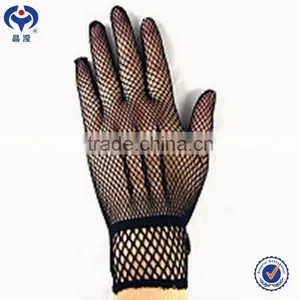 Black Lace Gloves Short thumbnail-3