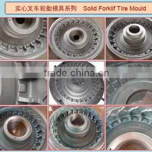 Professional Solid Tire Mold for Forklift , EDM Molding Technology thumbnail-5
