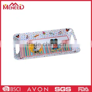 Children Two Handles Small Melamine Tray thumbnail-1
