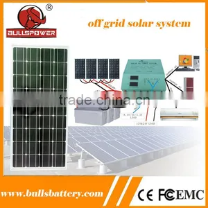 On/off Grid Solar pv Panel System 8000 Watt With Reliable Solar Battery thumbnail-1