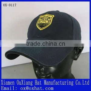 Flat Embroidery Adjustable 100% Cotton Golf Cap thumbnail-1
