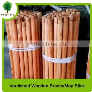 2.2*120cm Italian Screw Varnished Wood Broom Stick With Low Price thumbnail-6