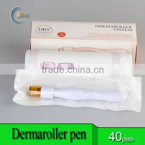 CE Approval Stretch Mark Removal 40 Needles Titanium Derma Stamp Micro Needle Therapy Beauty Derma Roller Derma Stamp thumbnail-2