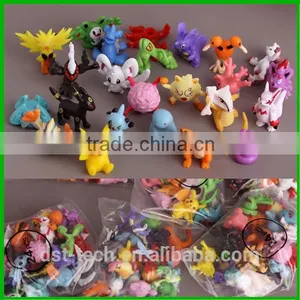 Cartoon Pokeball Figures Pvc Keychains for Promotion thumbnail-1