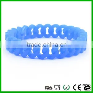 Custom Personalized Rubber Silicone Wristbands Bracelets thumbnail-3