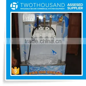 2017 Single Compressor AISI 201 Swirl Freeze Ice Cream Machine thumbnail-3