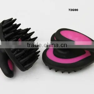 Heart Shape Horse Massage Brush thumbnail-1