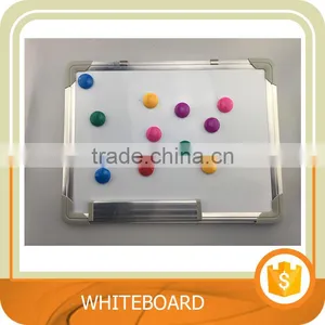 Whiteboard, Magnetic Dry Erase Board With Silver Aluminium Frame. and 8 Magnets With Board. Trade Assurance. thumbnail-1