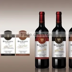 Hologram Adhesive Wine Sticker / Metal Wine Label thumbnail-1