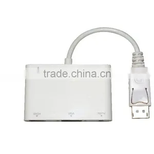 High Speed Hot - Selling Voxlink Turn DP Into HDMI(4K*2K)/VGA+Aduio Adapter Cable thumbnail-2