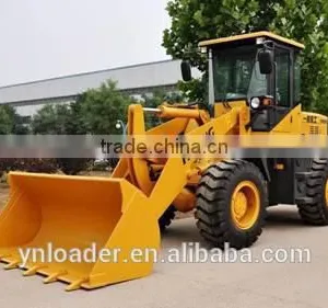 1.1CBM Yineng Loader Shan Dong Cat Engine YN Wheel Loader With Grass Grasper /clamp Shan Dong thumbnail-2