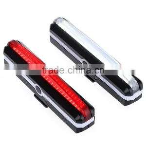 Super Bright Waterproof USB Rechargeable Bicycle Tail Rear Safety Warning Light 3 Modes 2 Colors Bike Accessories thumbnail-5