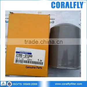 Coralfly OEM Фильтр масла для экскаватора 31N8-01360 thumbnail-1