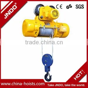 Metal Industry Electric Wire Rope Hoist With Electric Power and Rail thumbnail-1
