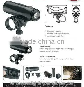 Rechargeable LED CREE 10W 1000lm Super Bright Bicycle Light 5JG-BC001 thumbnail-4