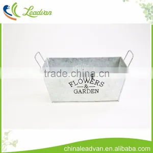2017 New Design Garden & Home Decorate Hot Sale Square Metal Iron Hanging Long Flower Pot thumbnail-4