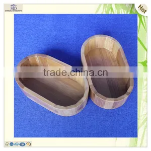 Fashion Packing Oval Bamboo Wooden Chocolates Boxes thumbnail-1