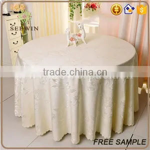 Cord Embroidery Polyeser Table Cloth thumbnail-4