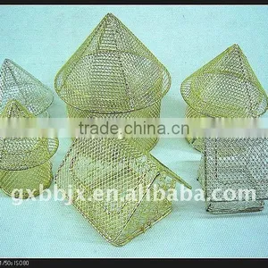 Gold/Silver Iron Wire Decorative Small House Handmade Craft thumbnail-1
