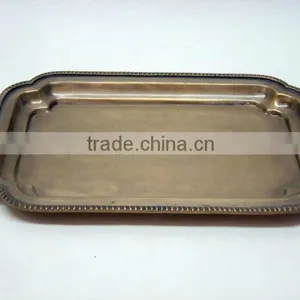 Coffee Serving Tray,Tea Serving Tray,Designer Serving Trays,Antique Metal Serving Tray,Serving Dish,Food Serving Dish thumbnail-1