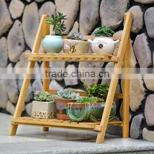 High Quality Wholesale Price Two Floor Flower Pot Rack for Sale thumbnail-2