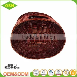 China Supplier Wholesale Handmade Popular Comfortable Small Wicker Rattan Indoor Dog Cat House thumbnail-5