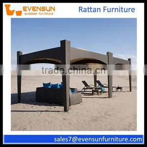Outdoor Garden Wicker Balcony Gazebo thumbnail-1