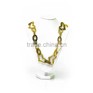 100% Buffalo Horn Necklace/fashionablehorn Jewelry Made in Vietnam/natural and Eco-friendly Material thumbnail-1