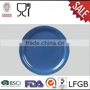 Solid Color Wholesale Plastic Cheap Custom Melamine Plate for Dinner thumbnail-1