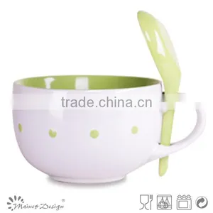 Color Glazed Soup Bowl,ceramic Soup Bowl 400ml thumbnail-1