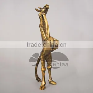 High Quality Brass Giraffe Statue VSL-063 thumbnail-4