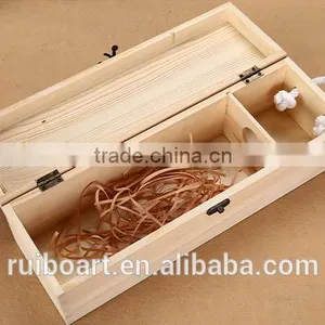 Wooden Wine Box With Handle thumbnail-2