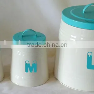 3 Size Large,medium,small Assorted Bread Bin Tea Coffee Sugar Set Storage Jar thumbnail-1