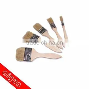 5pcs Paint Brush Set Roller Kids Pig Hair Bristles Wooden Handle thumbnail-1