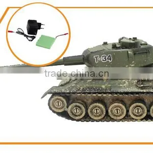 New Design Hot Fashion 27M T-34 RUSSIA Metal RC Tank Military Toys for Sale thumbnail-4