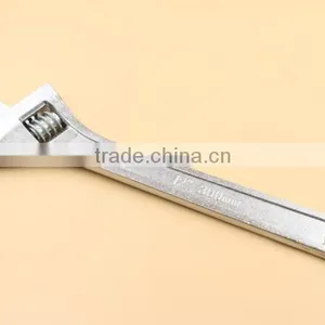 6"to 14" Polishing and Chrome Plated Adjustable Spanner Wrench thumbnail-1
