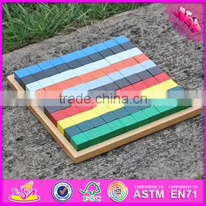 2016 New Design 100 Pieces Arrange Blocks Children Classic Wooden Toys W14A181 thumbnail-4