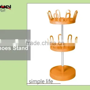 Home Furniture Simple Revoling Shoe Rack, 2-tier Waterproof Shoe Rack thumbnail-1